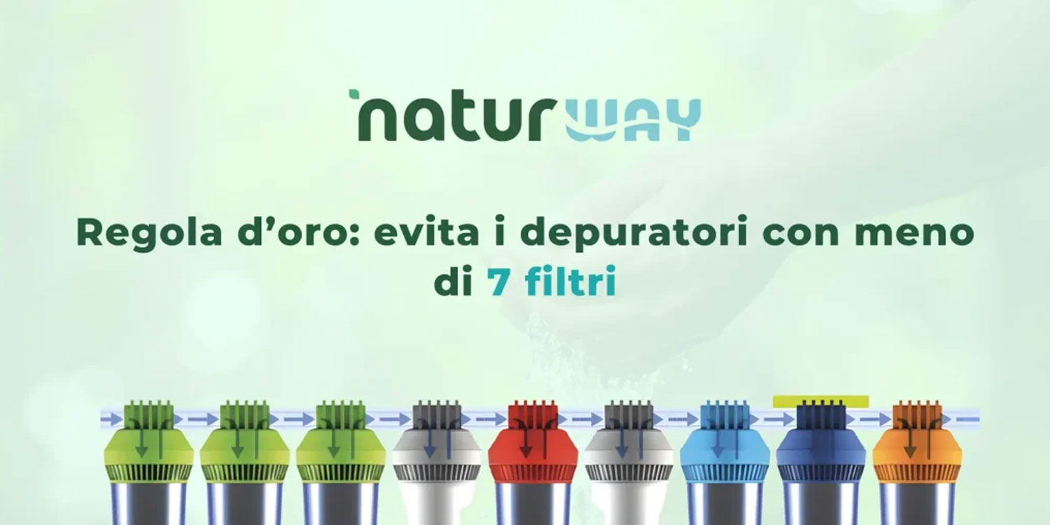 depuratori-acqua-domestici-nturway Per saperne di più sulla linea dei depuratori d'acqua domestici sviluppati nei laboratori NaturWay per la produzione di acqua stabile ad uso domestico, contatta i nostri specialisti!